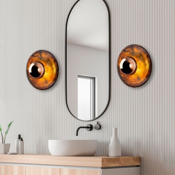 OPVIQ Zidna lampa Kurt 13352, bronzana - EP3006889