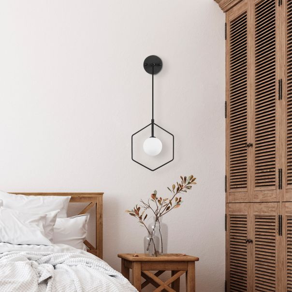 OPVIQ Zidna lampa Geometri 11105, crna - EP3006928