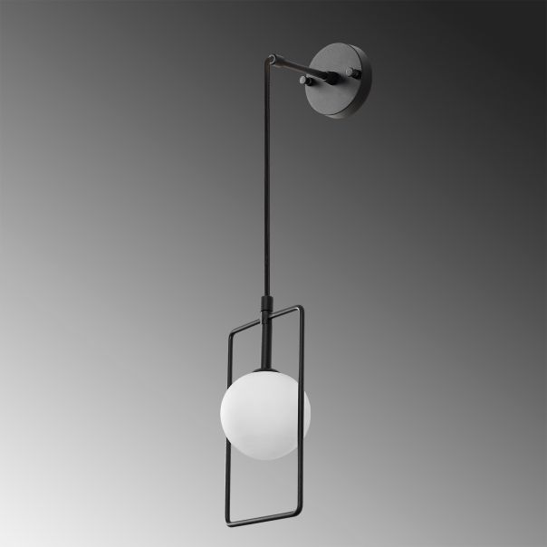 OPVIQ Zidna lampa Geometri 11110, crna/bela - EP3006934