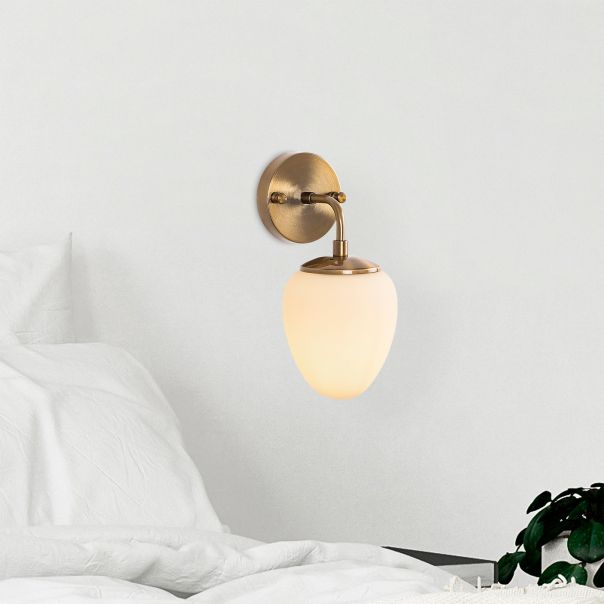 OPVIQ Zidna lampa Ns 10675, zlatna/bela - EP3006949