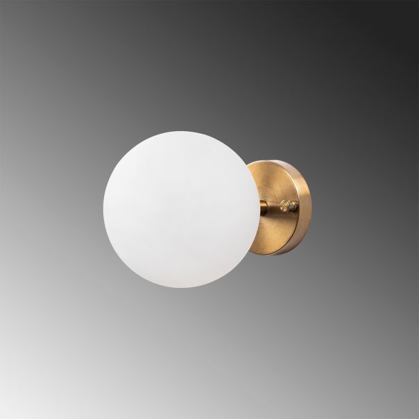 OPVIQ Zidna lampa Atmaca 10240, zlatna/bela - EP3006979