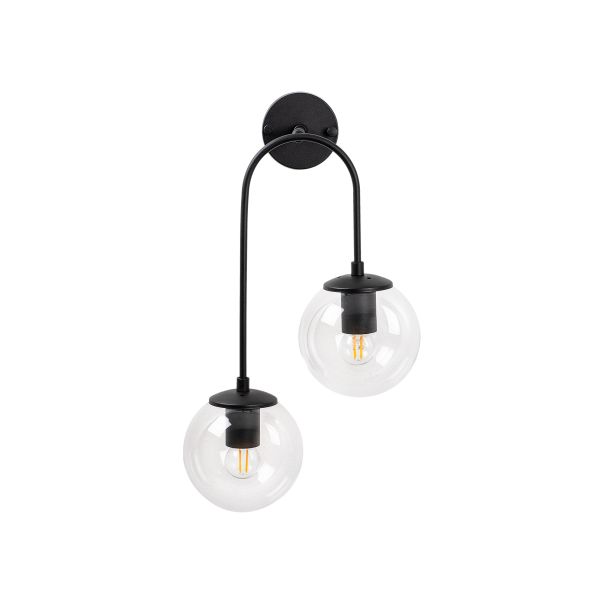 OPVIQ Zidna lampa Jewel 10570, crna/providna - EP3007003