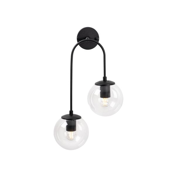 OPVIQ Zidna lampa Jewel 10570, crna/providna - EP3007003