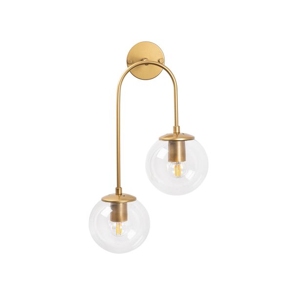 OPVIQ Zidna lampa Jewel 10580, zlatna/providna - EP3007012