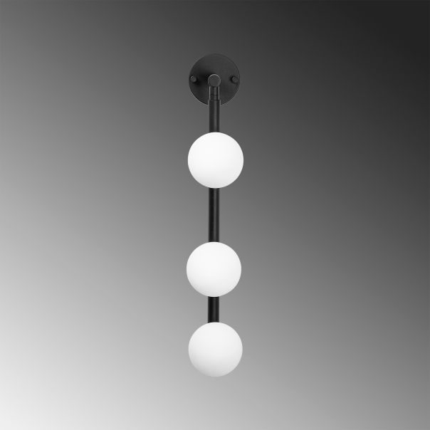 OPVIQ Zidna lampa Domino 11040, crna/bela - EP3007027