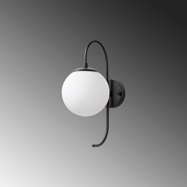 OPVIQ Zidna lampa Jewel 10555, crna/bela - EP3007045