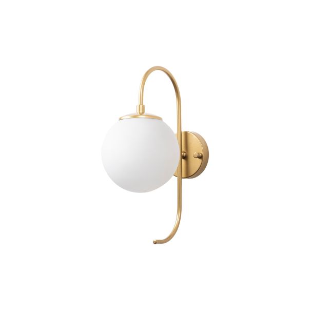OPVIQ Zidna lampa Jewel 10565, zlatna/bela - EP3007066