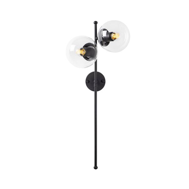 OPVIQ Zidna lampa Fazli 10415, crna/providna - EP3009031