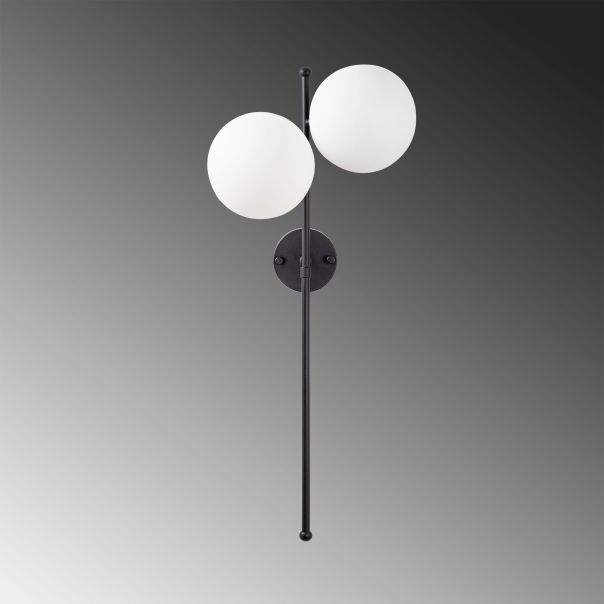 OPVIQ Zidna lampa Fazli 10420, crna/bela - EP3009034