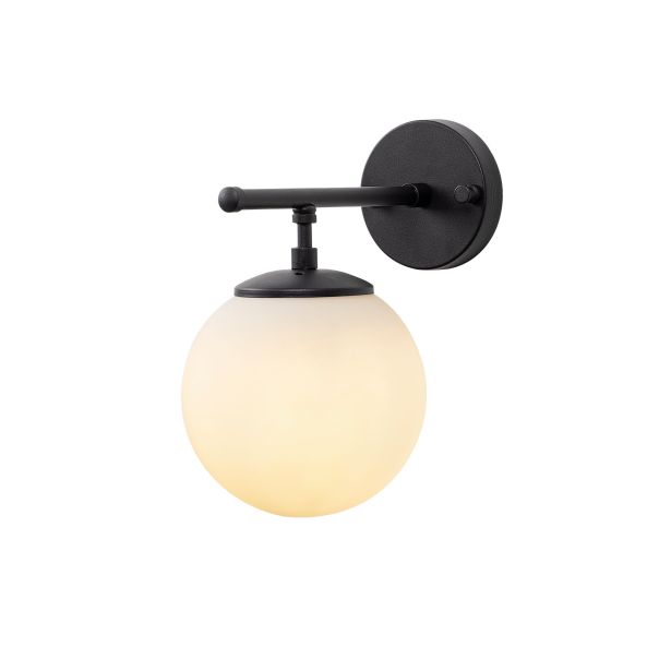 OPVIQ Zidna lampa Roe 10715, crna/bela - EP3009037