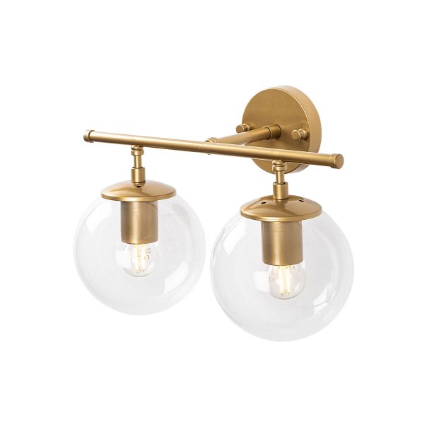 OPVIQ Zidna lampa Roe 10730, zlatna/providna - EP3009046