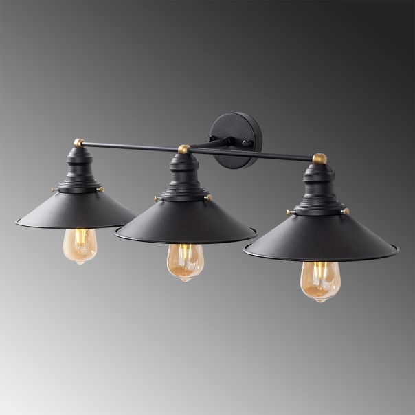 OPVIQ Zidna lampa Conical 12185, crna - EP3009055