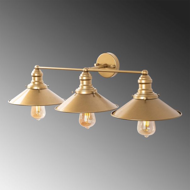 OPVIQ Zidna lampa Conical 12186, zlatna - EP3009058