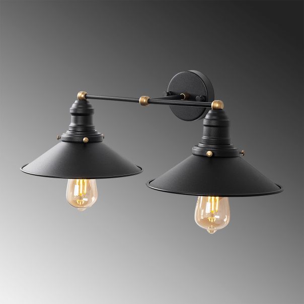 OPVIQ Zidna lampa Conical 12190, crna - EP3009061