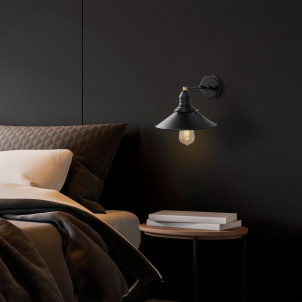 OPVIQ Zidna lampa Conical 12195, crna - EP3009067