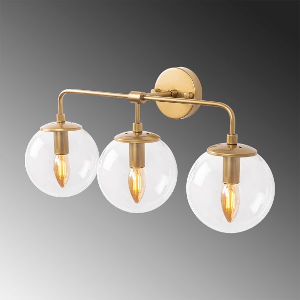OPVIQ Zidna lampa Horn 12206, zlatna/providna - EP3009076