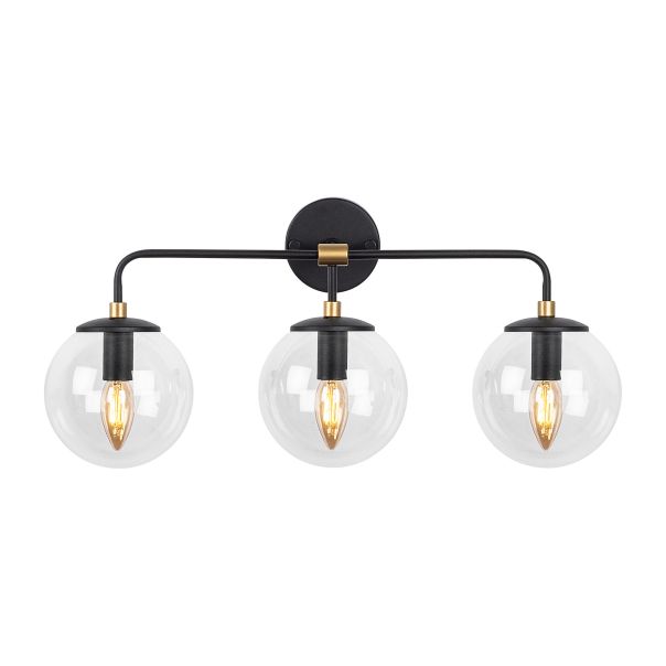 OPVIQ Zidna lampa Horn 12208, crna/providna - EP3009079