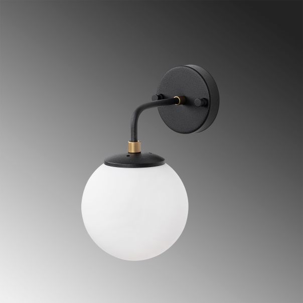 OPVIQ Zidna lampa Horn 12217, crna/bela - EP3009094