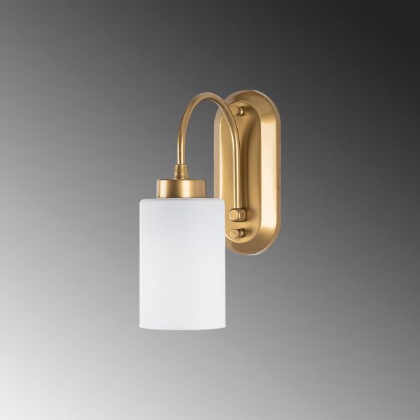 OPVIQ Zidna lampa Hemikilo 13160, zlatna/bela - EP3009142