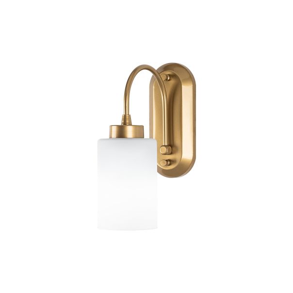 OPVIQ Zidna lampa Hemikilo 13160, zlatna/bela - EP3009142