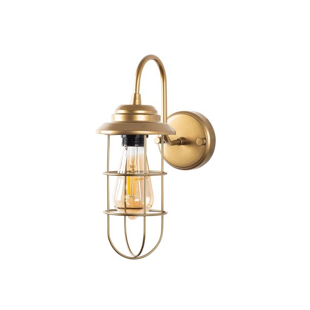OPVIQ Zidna lampa Mahoni 13206, zlatna - EP3009151