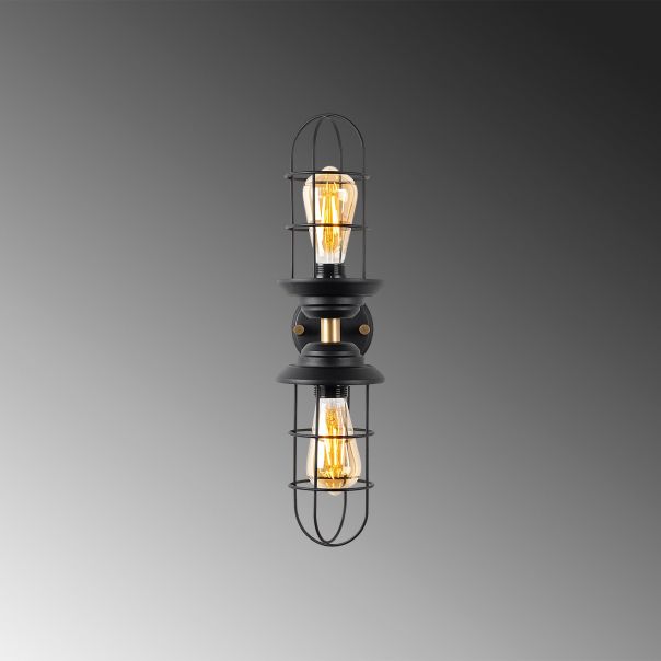 OPVIQ Zidna lampa Mahoni 13207, crna - EP3009154