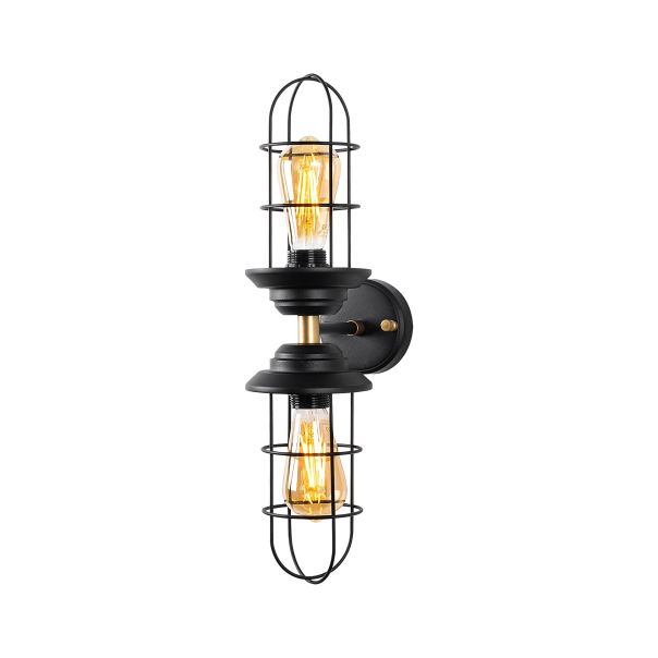 OPVIQ Zidna lampa Mahoni 13207, crna - EP3009154