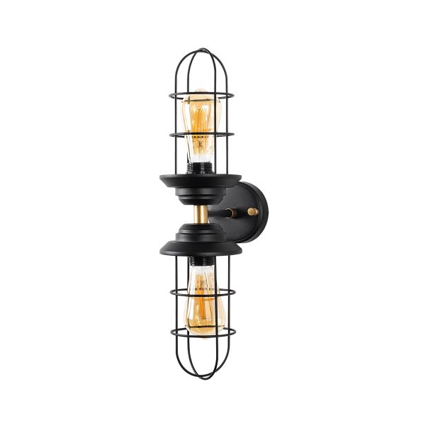 OPVIQ Zidna lampa Mahoni 13207, crna - EP3009154