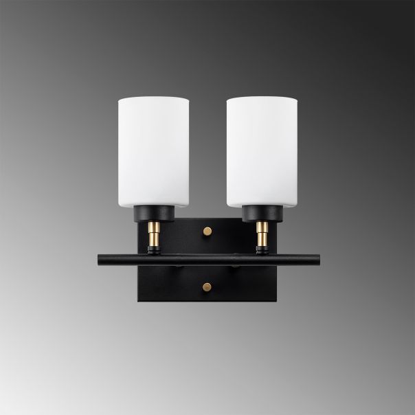 OPVIQ Zidna lampa Yensuk 13122, crna/bela - EP3009160