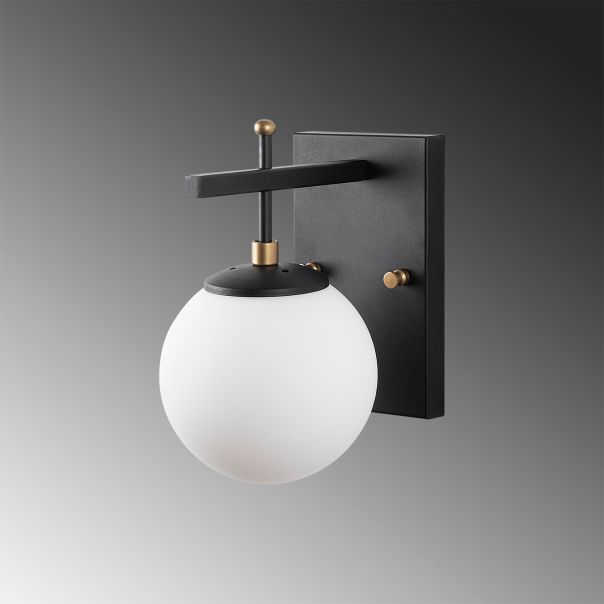 OPVIQ Zidna lampa Zahar 13113, crna/bela - EP3009175