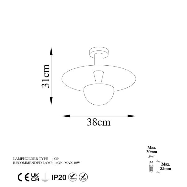 OPVIQ Luster Kurt 13354 - EP3009211