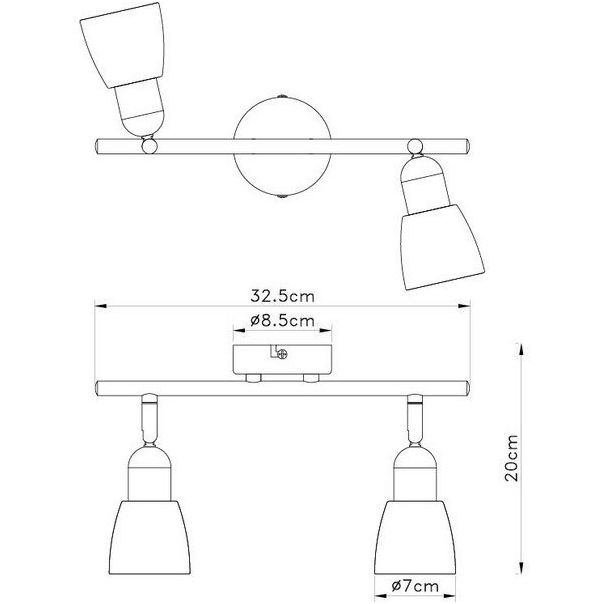 FORMA Spot lampa 2xE14 FE401-2 - 004694