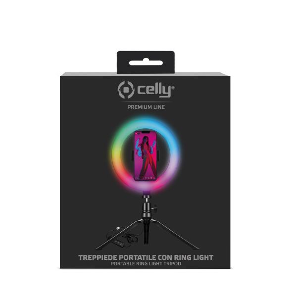 CELLY Stativ za telefon Ring lite PYTRIPOD - PYTRIPOD