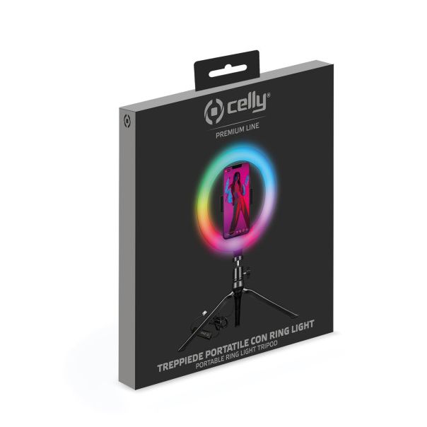 CELLY Stativ za telefon Ring lite PYTRIPOD - PYTRIPOD