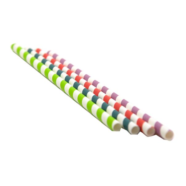 Slamčice papirne 100/1 8x220mm mix unl-1468 - 95065-1