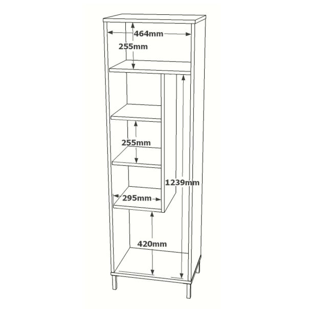 HANAH HOME Ormar za kupatilo Dy1-Wk - EP2799649