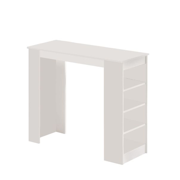 HANAH HOME Barski sto St1-W, bela - 956LCS2201