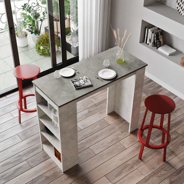 HANAH HOME Barski sto St1-Gt, siva - 956LCS2210