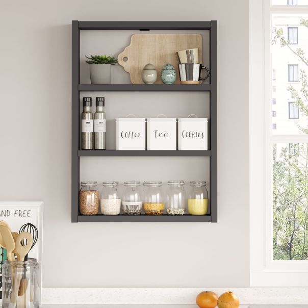 HANAH HOME Polica za kuhinju Pr1-An, antracit - 956LCS2722