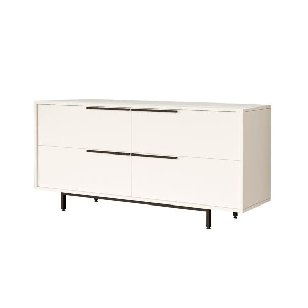 HANAH HOME Komoda On3-W, bela - 956LCS3441