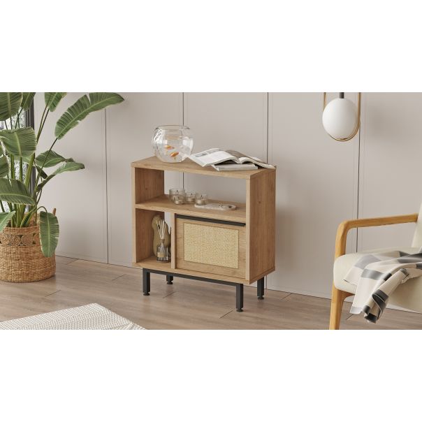 HANAH HOME Pomoćni stočić On6-Su, svetlo braon - 194146