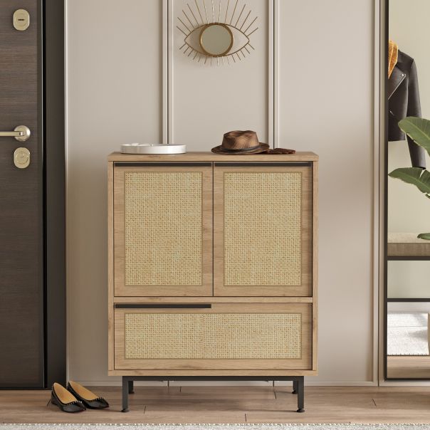 HANAH HOME Cipelarnik ON8C-SU, krem - 956LCS3461