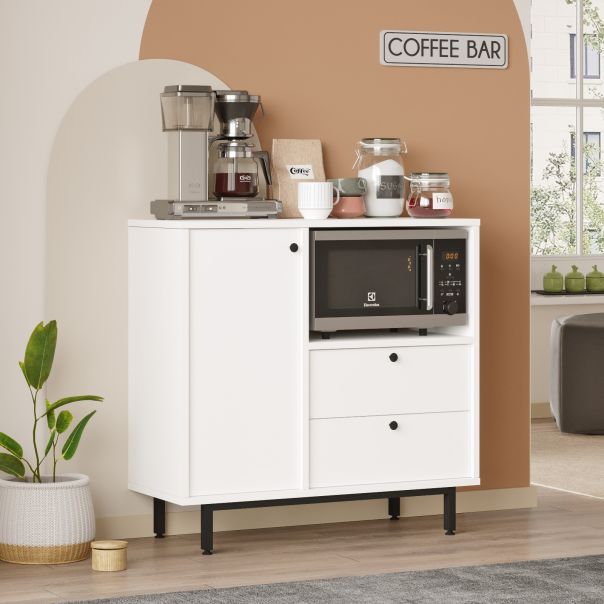 HANAH HOME Kuhinjska komoda RE1-W, bela - EP3057599