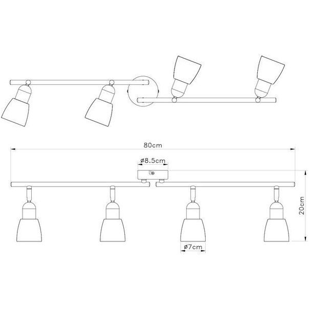 FORMA Spot lampa 4xE14 FE401-4 - 002086
