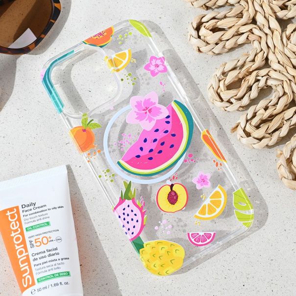 Maska za iPhone 13 Pro Max 6.7 Summer Fruits Print Magsafe - 8020882