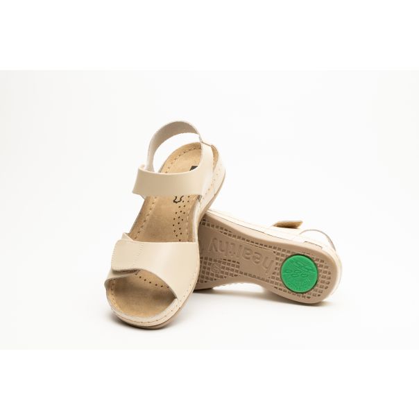 LEON Ženska sandala Xenia I-bež - 963-BŽ