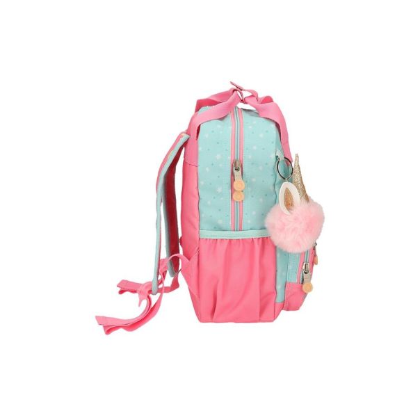 ENSO Ranac za devojčice Magic summer 28 cm pink - 8435692751572