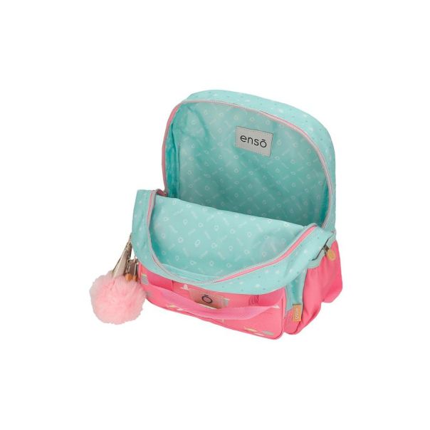 ENSO Ranac za devojčice Magic summer 28 cm pink - 8435692751572