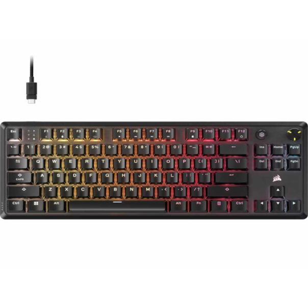 CORSAIR Žična gaming tastatura K70 CORE CH-911911E-NA/RGB, crna - CH-911911E-NA