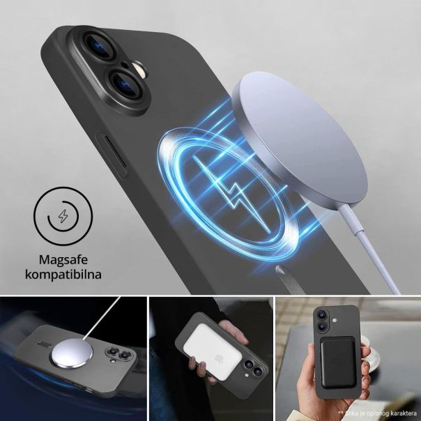 Maska za iPhone 17 Pro 6.3 bordo Magsafe Chrome - 224196